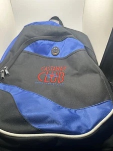 Disney Cruise Line Castaway Club Rucksack gepolsterte Riemen schwarz blau - Bild 1 von 4
