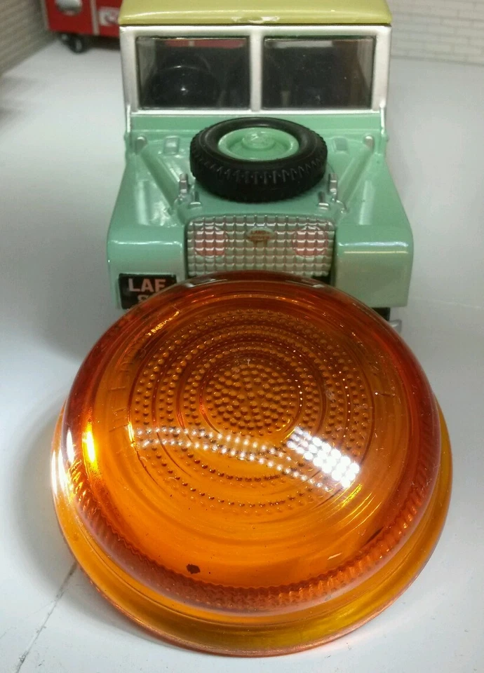 Land Rover Series 1 2 2a Lucas Type L488 Amber/Orange Indicator Light Glass Lens - Image 1 of 1