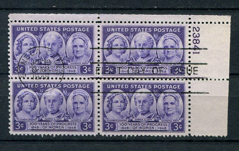 USA : Scott # 959 - Plate Block # 23841 - used - Image 1 of 1