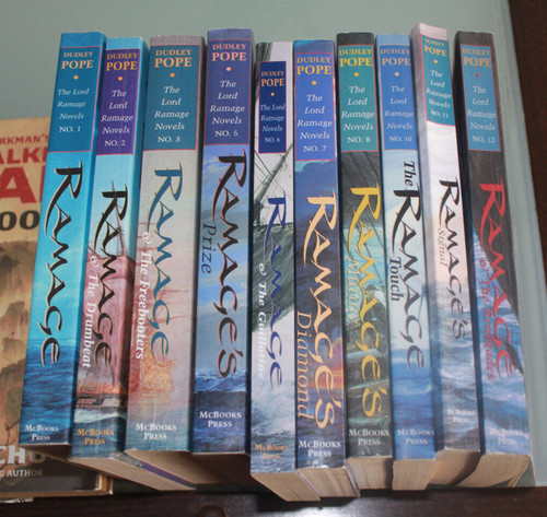 LORD RAMAGE NOVELS BOOKS 10 Lot WAR / MILITARY BY DUDLEY POPE ...
