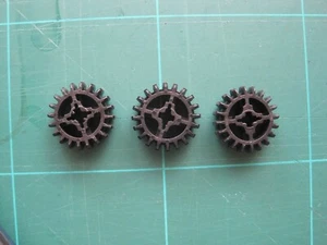 3x 32269 Lego Technic doppeltes Kegelzahnrad 20 Zähne in Schwarz - Bild 1 von 1