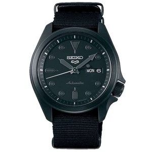 SEIKO 5 Sports SRPE69K1 Reloj Automático Hombre Esfera Negro Pulsera OTAN - Imagen 1 de 4