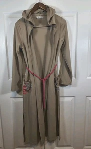 SHE MOOD Art-Collection Hooded Robe Women's Sz L/XL Artist Kimono Duster - Picture 1 of 6