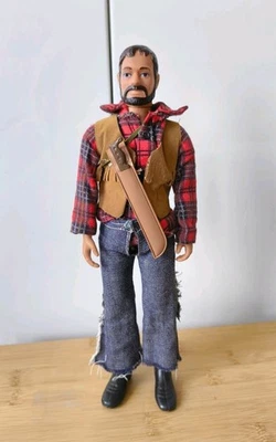 Vintage originale western action figure bambola e vestiti, Hong Kong. Mattel Big Jim - Immagine 1 di 4