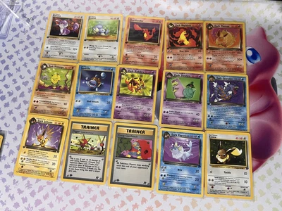 Pokemon TCG - WOTC - Team Rocket 1st Edition Bundle - NM/LP Condition Cards x15 - Image 1 of 4