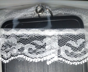 Wrights Sewing Lace 9 Yard Spool 1.5" Wide Ruffled Scalloped White NEW! - Picture 1 of 2
