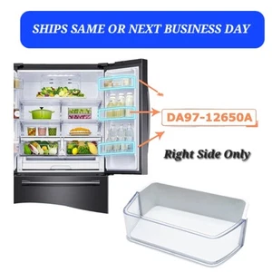DA97-12650A Door Shelf Bin ( Right ) Fits SAMSUNG Refrigerator AP5620330, 269233 - Afbeelding 1 van 5