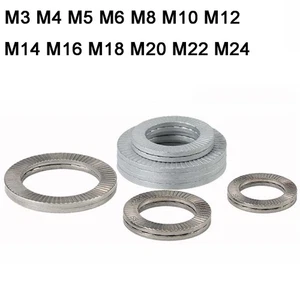 Lock Washers Wedge Lock Washers M3 M4 M5 M6 M8 M10 M12 M14 M16 M18 M20 M22 M24 - Picture 1 of 44