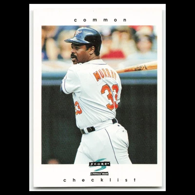 Tarjeta de béisbol Eddie Murray #328 1997 Score Baltimore Orioles MLB casi nueva Foto 1 de 3