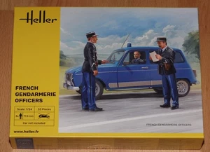 Heller 82751 1:24 kit di montaggio ufficiali gendarmeria francese - Foto 1 di 1