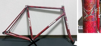 Makino NJS Keirin Pista Frame Set 120mm Rear End Hatta Swan Headset From Japan - Image 1 of 4