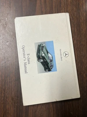 Mercedes-Benz W210 E320 E430 E55 AMG 2000 2001 2002 MANUAL DEL PROPIETARIO LIBRO genuino Foto 1 de 4