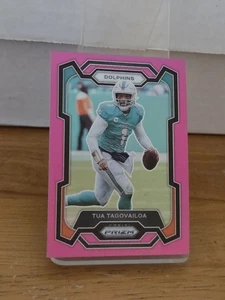Tarjeta paralela Panini Prizm Tua Tagovailoa Pink Prizm 2023 #190 - Imagen 1 de 2