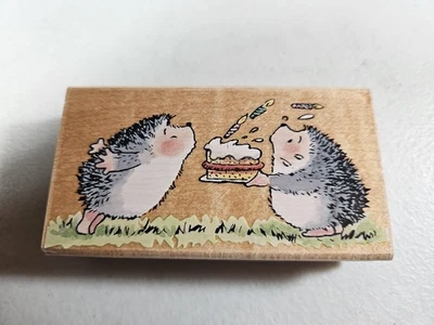 ЧЕРНЫЙ ПЕННИ МОГУЧИЕ ПОЖЕЛАНИЯ ЕЖИ ДЕНЬ РОЖДЕНИЯ ДЕРЕВЯННЫЙ РЕЗИНОВЫЙ ШТАМП 2074J - Изображение 1 из 3