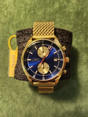 Invicta 31357 Pro Diver Goldtone /S.Steel Quartz Chrono 44mm Men's Watch *NOS* - Image 1 of 4