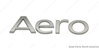 Genuine Saab Rear Emblem - Aero For 2006-2009 Saab 9-3 12758980-AA - Image 1 of 2