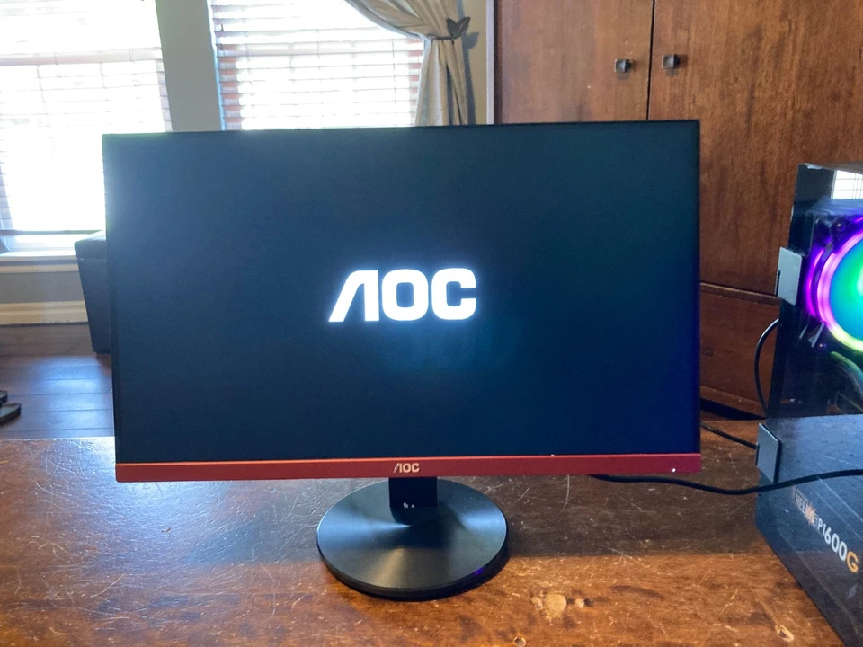 AOC G2490VX 24 inch Widescreen VA LCD Monitor - Image 1 of 1
