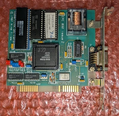 Amstrad superlink 8-bit pc LAN Network card By Ninetiles  - Image 1 of 3