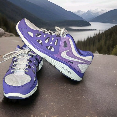 Scarpe Nike Youth 5 Donna 7 Viola Dual Fusion Run 2 599793 500 Sneakers