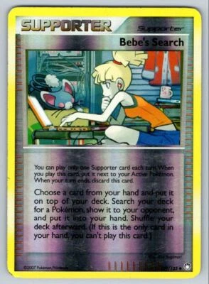 2007 Diamond & Pearl - Mysterious Treasures Bebe’s Search Uncommon Reverse Holo - Image 1 of 2