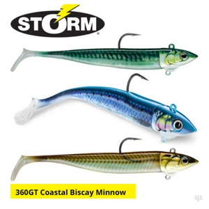 Storm 360GT Coastal Biscay Minnow Lures - Bass Cod Pollock Sea Fishing Tackle - Picture 1 of 8
