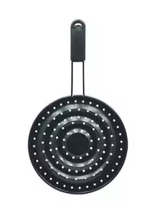 Black SIMMER RING Heat Diffuser Stove Pan Gas Electric Slow Cook Ring 21cm - Picture 1 of 3