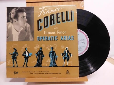 Franco Corelli classical 10 inch LP Famous Tenor Operatic Arias on Centra - Image 1 of 4