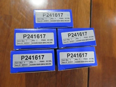 5 Pairs PowerMax 025mm Main Bearings P241617 NEUSS (O7C4) - Image 1 of 2