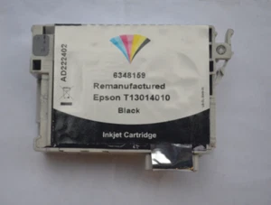 remanufactured originale EPSON Tintenpatrone T1301 T13014010 schwarz versiegelt - Bild 1 von 2