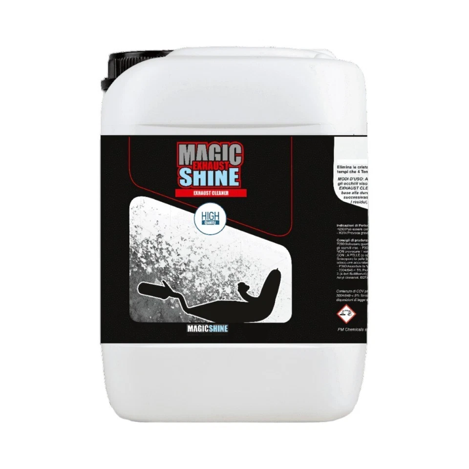MAGIC SHINE SGRASSATORE MARMITTA 2T 4T EXHAUST MOTO ENDURO CROSS 5 LITRI LT - Image 1 of 1