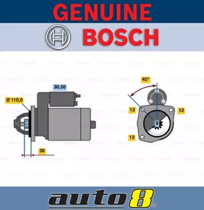 Brand New Genuine Bosch 0001230007 Starter - 0 001 230 007 - Picture 1 of 5