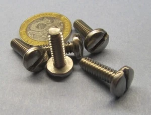 Bindekopf Schlitz Maschinenschraube 18-8 rostfrei, 10-24 x 0,625" Länge 50 Stück - Bild 1 von 13