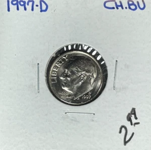 Moneda de diez centavos Roosevelt 1997-D ~ ch/bu ~ hermosa moneda~ - Imagen 1 de 2