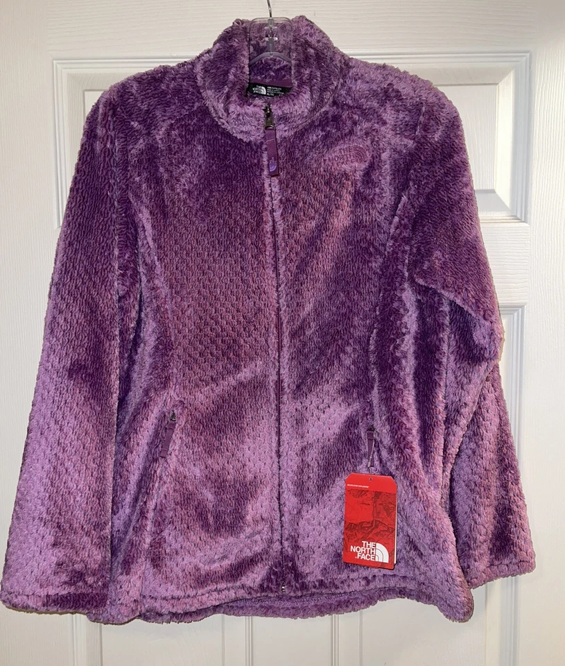 North Face Girls Osolita Fleece Jacket A34tv Bell Flower Purple Heather Medium
