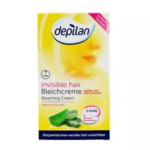 1 x Depilan Invisible Haarbleichcreme für Körper & Gesichthaare, mit Aloe Vera - Bild 1 von 6