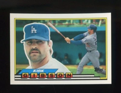 1989 TOPPS BIG SERIES 3 #299 KIRK GIBSON LOS ANGELES DODGERS - Image 1 of 2