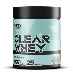WOD Powders - Clear Whey Isolate Protein Powder 500g – Refreshing Protein Shake - Picture 1 of 24