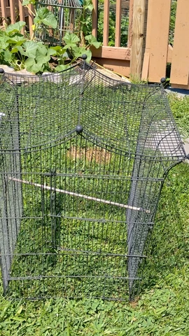 Vintage Bird Cage Cover