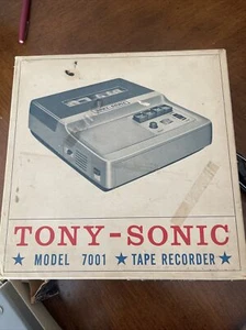 Tony - Sonic Transistor Tape Recorder Model 7001 Vintage, With Original box - Picture 1 of 13