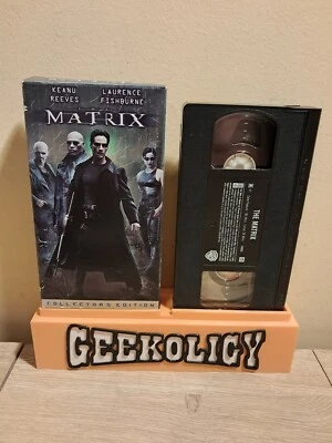 The Matrix VHS Collector's Edition (1999 Warner Bros.) Keanu Reeves Neo Morpheus - Image 1 of 3