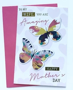 🩷 SWEET NEW WIFE MOTHERS DAY CARD “TO MY WIFE, YOU ARE AMAZING” (FREE POST) 🩷 - Picture 1 of 3