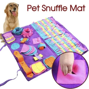 Dog Pet Nose Training Sniffing Pad Toys Blanket Game Feeding Cushion Snuffle Mat - Picture 1 of 14