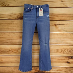 Levi's Flare Ankle Jeans Womens Size 12 Blue Cotton Blend NWT $44 - Picture 1 of 8