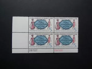 #1316 5c Women's Clubs Plate Block #28807-28708 LL MNH OG VF - Picture 1 of 1