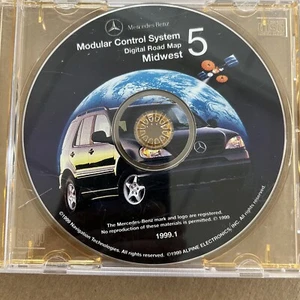 Genuine Mercedes C, E, CL, CLK S SL G-Class Navigation Map 5 Midwest, 1999.1 - Picture 1 of 1