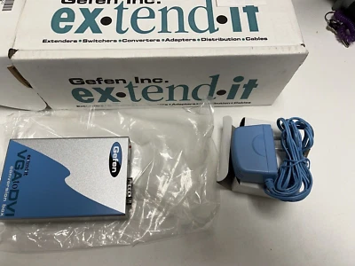 GEFFEN EXTEND IT VGA TO DVI CONVERSION BOX EXT-VGA-2-DVI-CO - Image 1 of 4