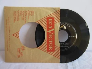 LOS CUATRO HERMANOS SILVA -LAGRIMAS DE AMOR- MEXICAN 7" SINGLE CS LATIN FOLK - Picture 1 of 3