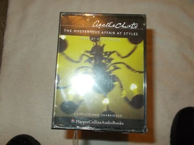 AGATHA CHRISTIE THE MYSTERIOUS AFFAIR AT STYLE 4 CASSETTES AUDIOBOOK - Image 1 of 2