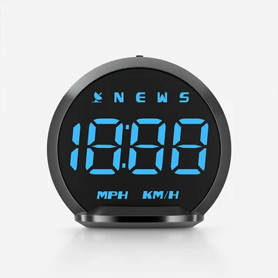 HUD Head Up Display GPS Alarm Reminder Meter MPH KMH Car Electronics Accessories - Image 1 of 4