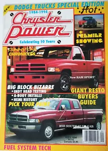 Chrysler Power Magazine - New Ram Sport - Funny Car Chronicles September 1994 - Picture 1 of 2